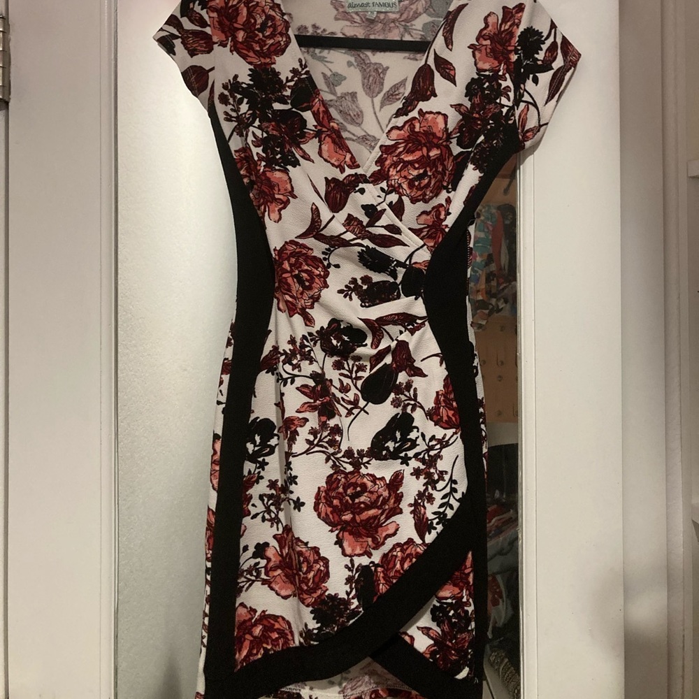 Flower print dress